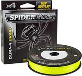 Spiderwire dura-4 braid | Vislijn geel | 0.14mm | 11,8kg trekkracht | Gevlochten lijn | 300 meter