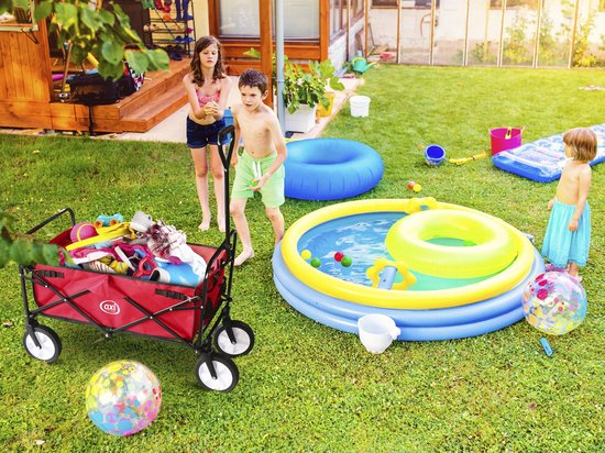 AXI AB100 Opvouwbare Bolderwagen in Rood - Bolderkar - Eenvoudig mee te nemen - Max. 80kg - Metaal van Axi — afbeelding 5