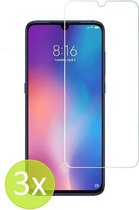Geschikt Voor: Xiaomi Redmi Y3 3 Stuks Screenprotector Tempered Glass Glazen Gehard Screen Protector 2.5D 9H (0.3mm)