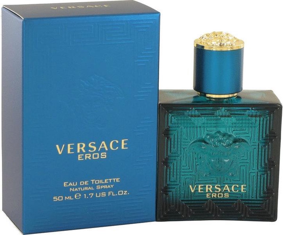distillatie Pekkadillo genie Versace Eros 50 ml - Eau de Toilette - Herenparfum | bol.com