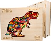 Wereld Dinosaurus - Houten Puzzel Volwassenen - Jigsaw puzzels - A3 formaat