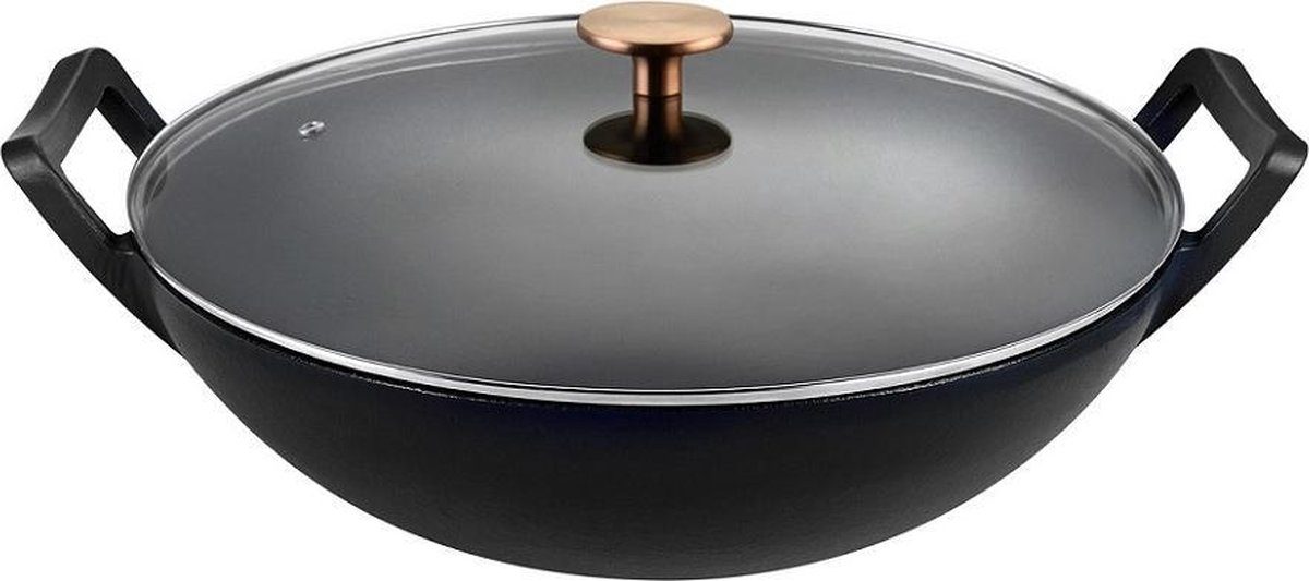 Poêle Wok Blackwell / Wadjan - Fonte - ø 36 cm - Sans revêtement  antiadhésif