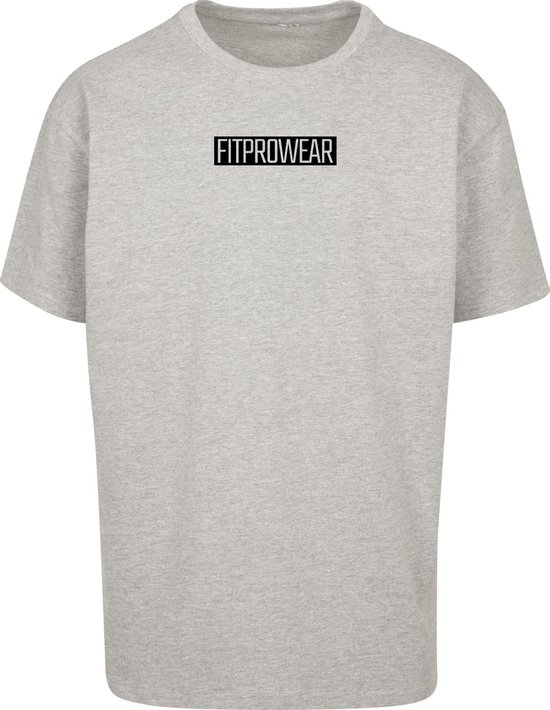 FitProWear Oversized Casual T-Shirt - Grijs - Maat XL - Casual T-Shirt - Oversized Shirt - Wijd Shirt - Grijs Shirt - Zomershirt - Sportshirt - Shirt Casual - Shirt Oversized - T-Shirt