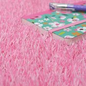 Kunstgras Tapijt RAINBOW Flamingo Pink - 133x200cm - 25mm|grastapijt|kerstdecoratie|kersttapijt|grasmat|artificial grass|gazon artificiel|roze|tuin|balkon|terras|kinderkamer|speelkamer
