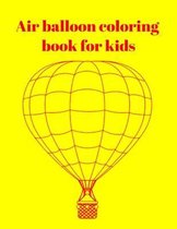 Air balloon coloring book for kids