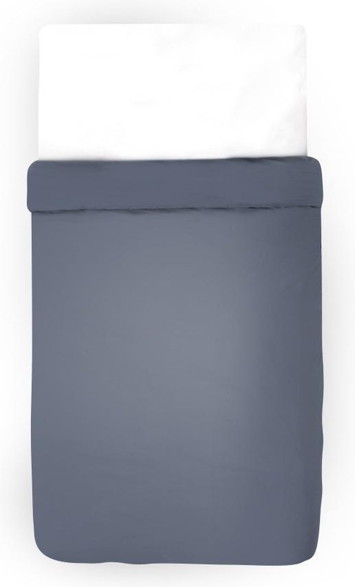 Cillows Dekbedovertrek - Excl. Kussenslopen - Katoensatijn - 140x220 cm - Antraciet