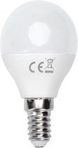 LED Lamp - Smart LED - Aigi Kiyona - Bulb G45 - 7W - E14 Fitting - Slimme LED - Wifi LED - Aanpasbare Kleur - Mat Wit - Glas - BES LED