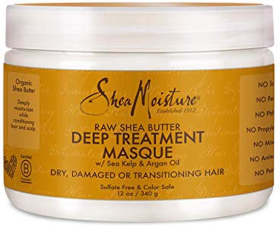 Shea Moisture Raw Shea - Butter Deep Treatment Haarmasker - 355 ml