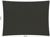 Shadow Comfort® Rechthoekige schaduwdoek waterafstotend - UV Bestendig - Zonnedoek - 300 x 400 x CM - Warm Grey