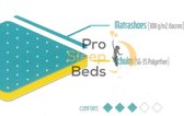 Pro Sleep Beds - T-SG-35 Topper - 80x-200 - 7cm