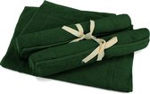 ARTG® Towelzz - Badmat - 100% Katoen - Zware kwaliteit - 50 x 80 cm -  Donkergroen - Dark Green