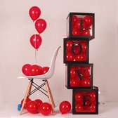 Love Decoratie Dozen - Feestdecoratie - Huwelijksaanzoek - Verjaardag - Cadeau - Ballonnen