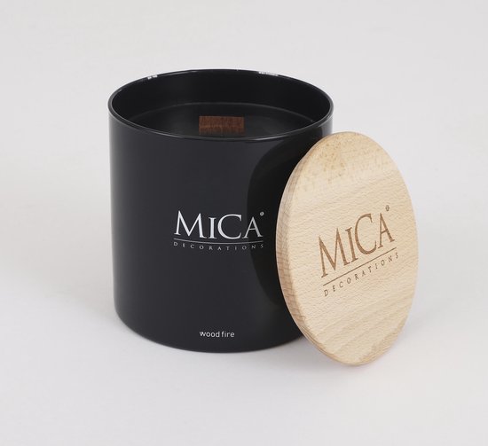 Bougie Parfumée Mica Decorations - H12 x Ø12 cm - Feu de Wood