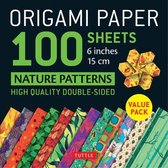 Origami Paper 100 Sheets Nature Patterns 6 (15 CM): Tuttle Origami Paper: Origami Sheets Printed with 12 Different Designs (Instructions for 8 Project