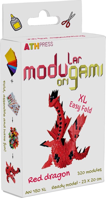 Afbeelding van het spel ModuGami XL Easy Fold Rode draak