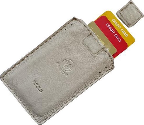 Porte-cartes de crédit Cuir - Crème - Beige - Ferchi - Portefeuille - Portefeuille - Porte-cartes - Porte-cartes OV - Couverture de carte