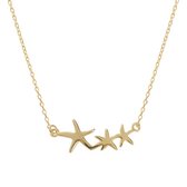 Ketting All My Stars - S925 zilver met 18 karaats goud