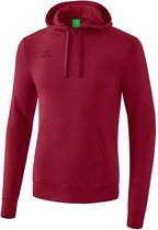 Erima Sweatshirt Met Capuchon Kind Bordeaux Rood Maat 128