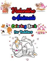 Valentine Animals Coloring Book For Toddlers