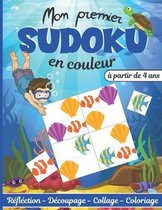 Mon premier Sudoku en couleur: cahier d'activité et d'aprentissage du Sudoku pour enfants dés 4 ans - Grand format - Entraine la memoire et la logiqu