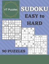 VT Puzzles: Easy to Hard 90 Sudoku Puzzles!: 90 Sudokus for All Ages!