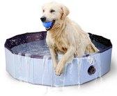 RelaxPets - Dierenzwembad - Zwembad - Blauw - UV-bestendig  - anti-slip  - 120x30 cm