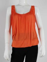 Dames Ballon Top Emily - Soft Oranje - One Size