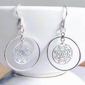 RY silver| Zilver| Handgemaakte oorbellen| Filigrain Circle
