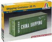 1:24 Italeri 3888 20'FT Shipping Container Plastic Modelbouwpakket