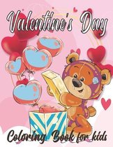 Valentine's Day coloring book for kids: The PERFECT Ultimate Valentines Day Coloring Gift Book For Boys and Girls With 30 Unique and Cute Designs colo