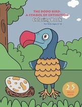 Coloring book: The Dodo bird a symbol of extinction