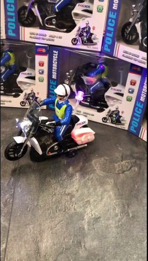 landinwaarts hart Nuchter Speelgoed politiemotor met geluid en lichtjes politie motor|Police City  (inclusief... | bol.com