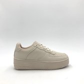 SNEAKER OSLO BEIGE - Maat 40 - Lage sneaker - Beige - Sportief - Casual