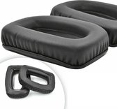Luxe Lederen Oorkussen Set Geschikt Voor Beyerdynamic DT100 D1T02 DT108 DT109  - Vervangende Koptelefoon Earpads - Oor Kussens - Ear Pads - Oorkussens Met Memory Foam Binnenlaag - Zwart