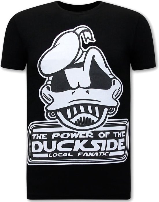 Shirt met Print Heren - DuckSide - Zwart