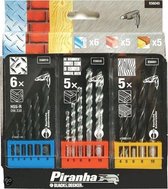 Piranha Boorcassette 16 stuks X56045