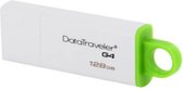 Kingston Pendrive Data Traveler 128GB - DTIG4 - USB 3.0 - Wit
