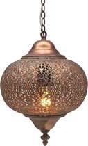 Hanglamp oosters filigrain antiek koper ø 25 hg 25 cm