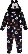 Mickey Mouse onesie - maat 98 - Disney huispak pyjama antraciet