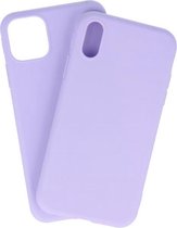 TF Cases | Apple iPhone 12 | Paars| silicone| back hoesje | High Quality | Comfortabel | Heel Sterk |