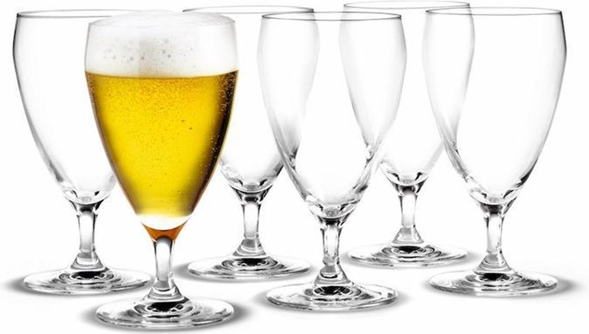 Holmegaard Perfection set/6 beer glass 44cl