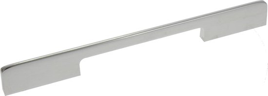 Foto: Meubelgreep rond hoekig plat model 10 x 25 x 192 mm rvs