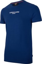 Cavallaro Napoli - Heren T-Shirt - Albaretto - Marine Blauw  - Maat M