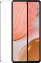 Azuri Tempered Glass FORTE screenprotector voor Samsung A72 - Zwart