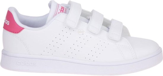 adidas Advantage Meisjes Sneakers - White/Real Pink/White - Maat 35 |  bol.com