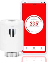 evanell° Slimme Radiatorknop - Thermostaat / Thermostaatknop Werkt met Google Home en Alexa