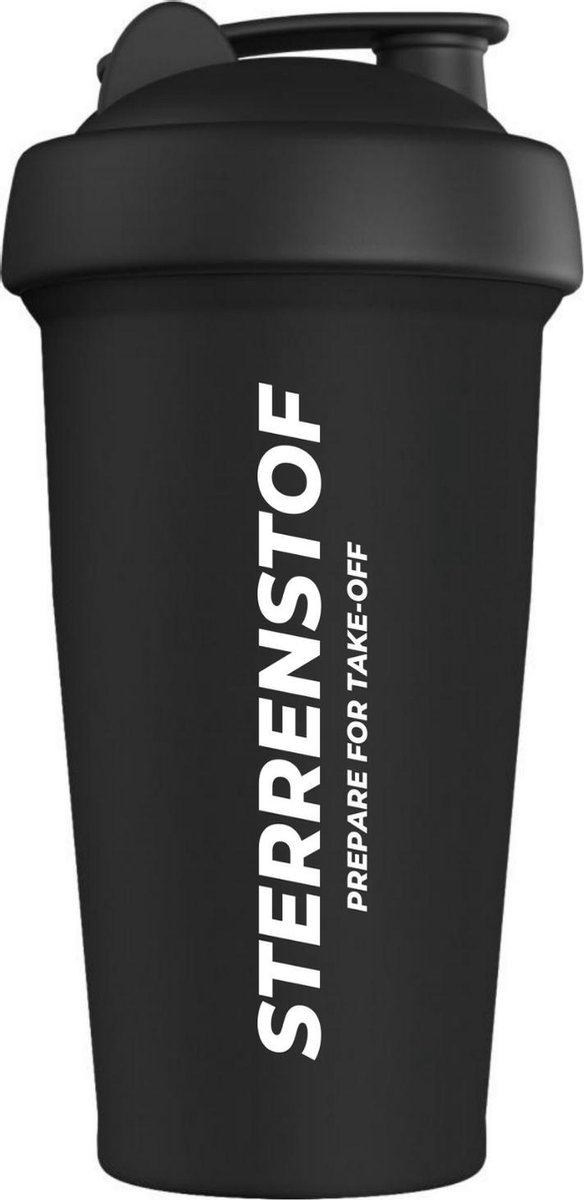 Goedkoopste Sterrenstof Shaker - Shakebeker - Met Mixer - 700ml - Proteïne Shaker - Zwart
