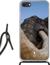 iPhone 7 hoesje met koord - Elephant