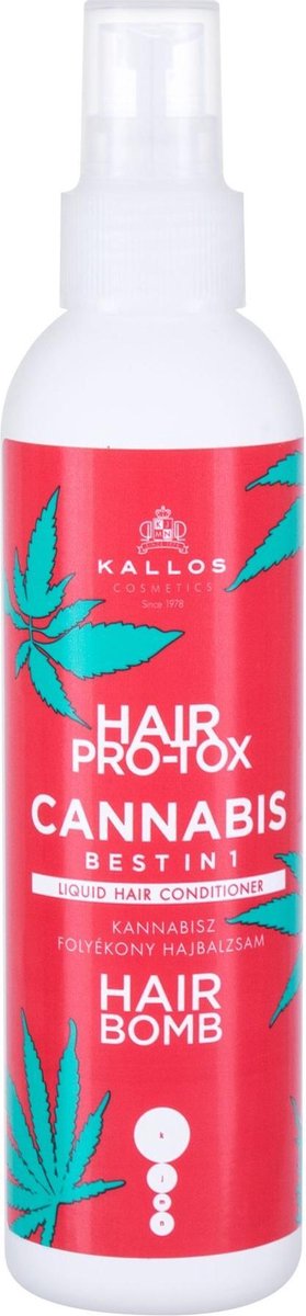 Kallos - Hair Pro-Tox Cannabis Liquid Hair Conditioner - Rinse-Free Conditioner