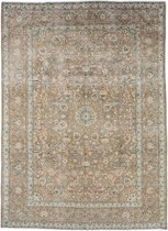 vintage vloerkleed - tapijten woonkamer -Refurbished Sheikh Safi 50-60 jaar oud - 396x290